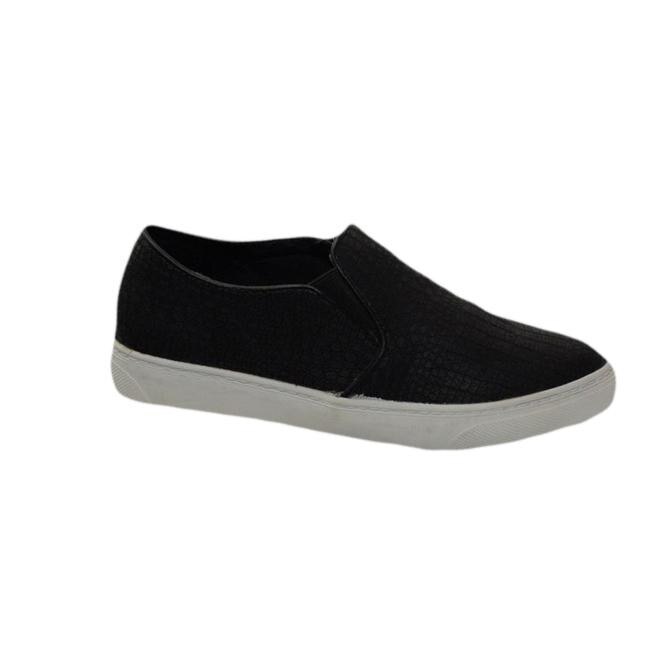 Pantofi tip sport, din piele ecologica mata,D&J Exclusive, Negru