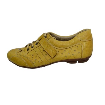 Pantofi cu varf rotunjit , D&J Exclusive, Galben, 39 EU Pantofi cu varf rotunjit , D&J Exclusive, Galben, 39 EU