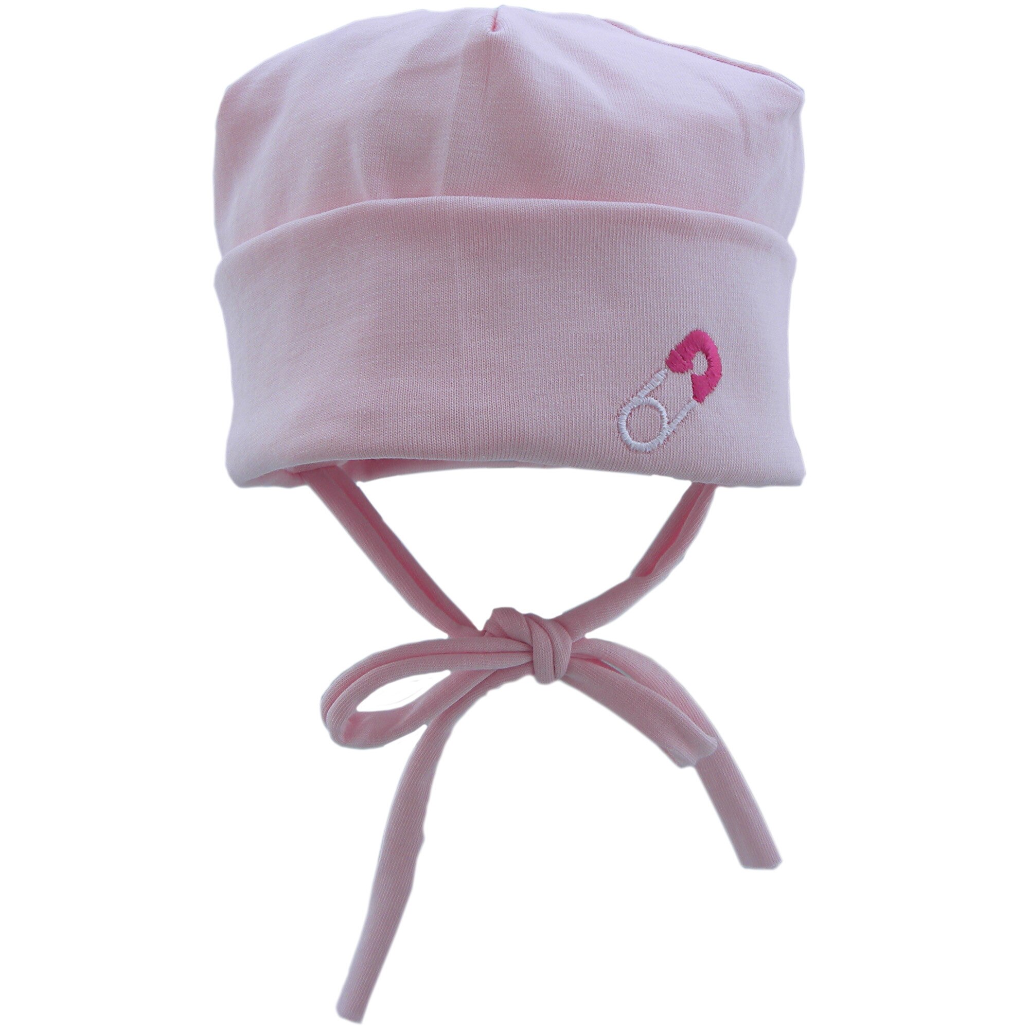 Caciula basic Piticot C493NN cu broderie, roz, 36 cm