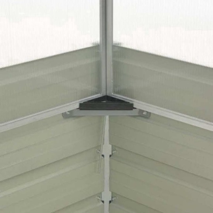 Sera Corenia QRE-2074441 din otel galvanizat, rezistenta la rugina, compacta 100x100x85 cm, maro