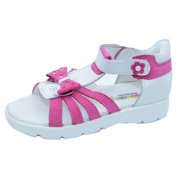 Sandale ortopedice din piele pentru fetite PABUCIX Sibel, Multicolor Sandale ortopedice din piele pentru fetite PABUCIX Sibel, Multicolor