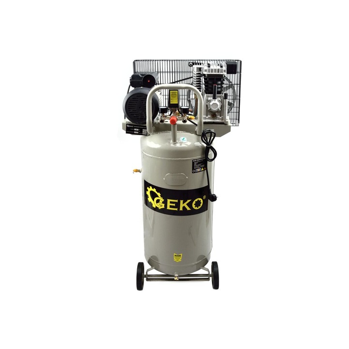 Compresor Geko 100L vertical, 2cp, 390 l/min, 8 bar
