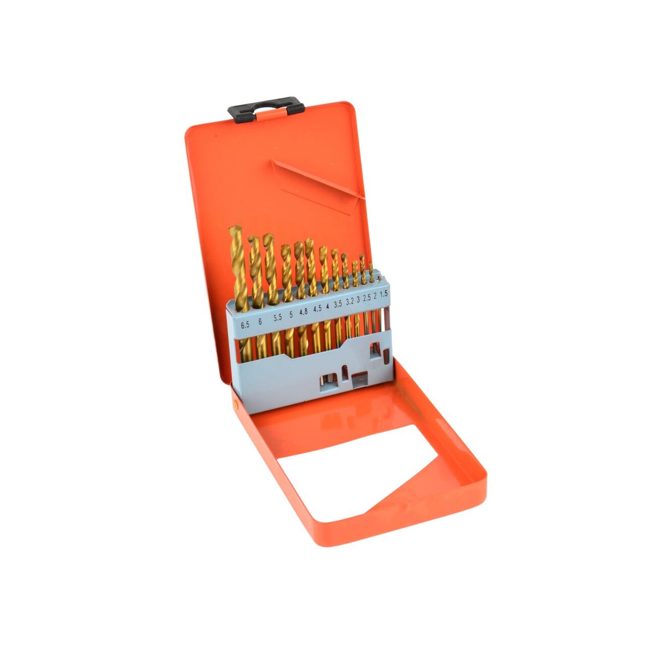 Set 13 burghie din titan HSS pentru metal 1.5-6.5mm, GEKO G38231