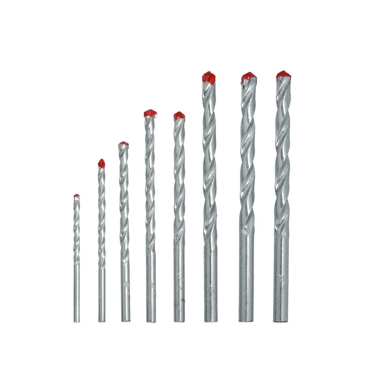 Set 8 burghie pentru piatra HSS 3.0-10.0mm, GEKO G40092