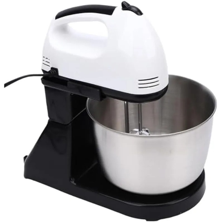 Blender de mana Bosch MSM6M621, 1000W, negru, cu sistem QuattroBlade Pro, set de accesorii