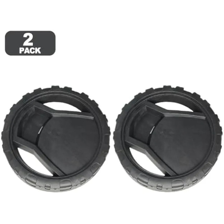 Roata de rezerva pentru masina de spalat cu presiune, pentru Karcher 5.515-298.0 K5 pentru seria K2, schimb negru silentios, amortizor (2 buc.)