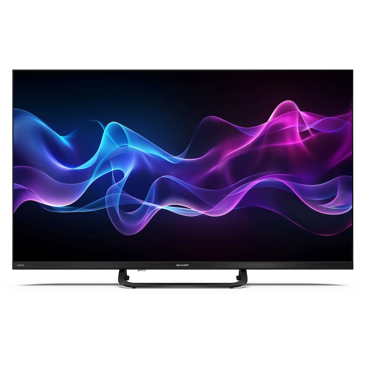 Televizor Sharp QLED 32HF3865E, 80 cm, Smart Google TV, Full HD, Clasa E