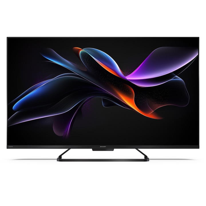 Televizor Sharp QLED 43HR7265E, 108 cm, Smart Google TV, 4K Ultra HD, 144Hz, Clasa G