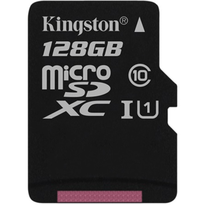 Micro Secure Digital Card Kingston, 128 GB, Clasa 10