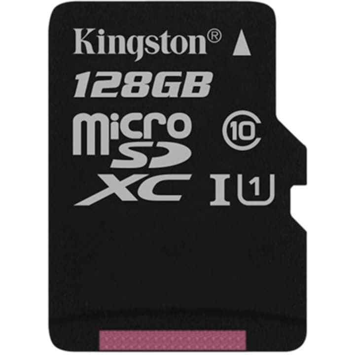 Kingston 128GB Canvas Select 80R Class 10 UHS-I U1 microSDXC memóriakártya Single Pack