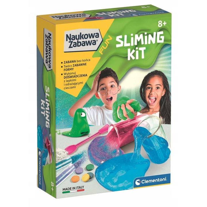 Set Creativ Clementoni Slime - Distractie Stiintifica pentru Copii 8+