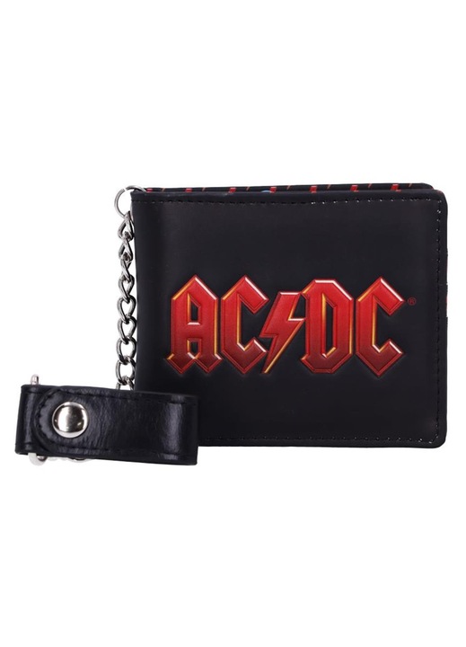 Портфейл Nemesis Now: AC/DC - Кожен портфейл Lightning (11см)