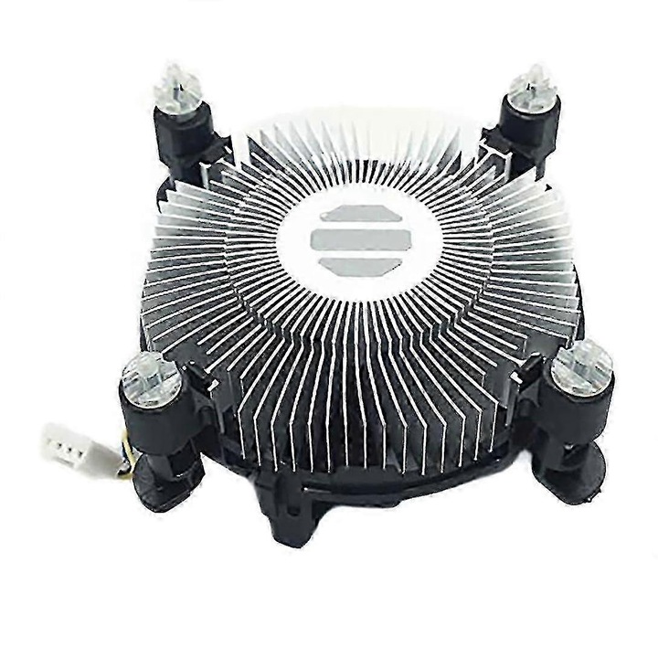 Cooler CPU CJ-FRG-K0563-20260907-525, 2400 RPM, ventilator 90x90x25 mm, 12V, rulment hidraulic, zgomot 23.5 dBA, compatibil LGA 775/1150/1155/1156/1151, negru, 115x100x75 mm