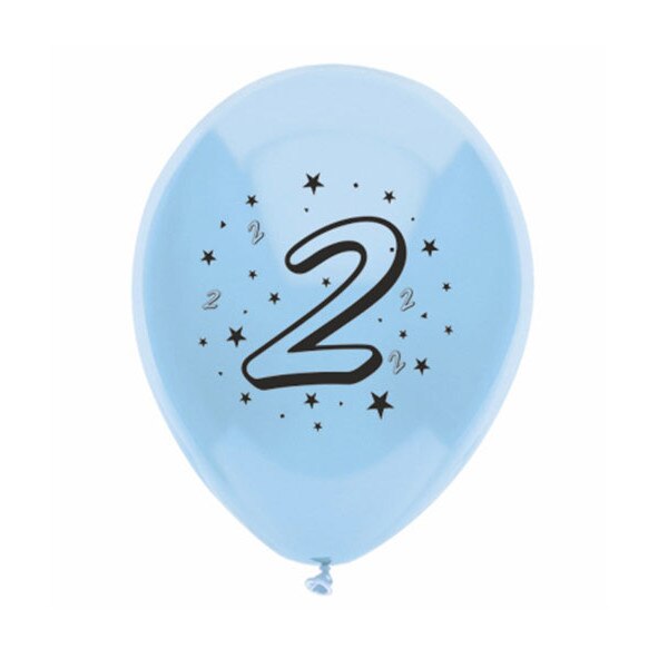 Set 10 buc baloane inscriptionate cifra 2