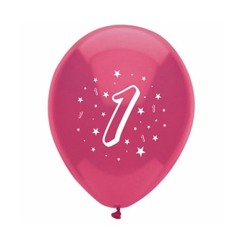 Set 10 buc baloane inscriptionate cifra 1 Set 10 buc baloane inscriptionate cifra 1