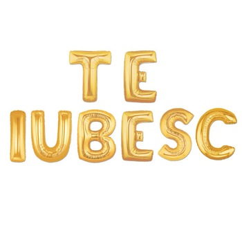 Set baloane folie gold TE IUBESC Set baloane folie gold TE IUBESC