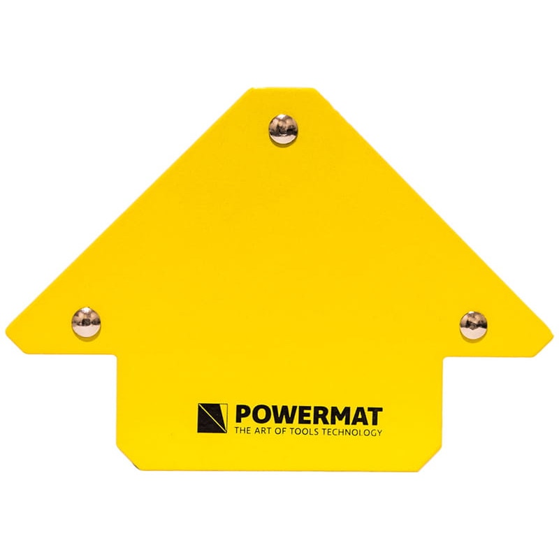Triunghi magnetic pentru sudura, Powermat, Capacitate 11.5 Kg, Galben