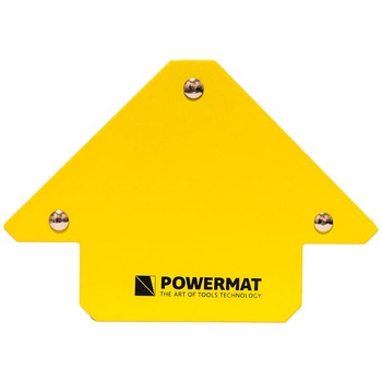 Triunghi magnetic pentru sudura, Powermat, Capacitate 11.5 Kg, Galben Triunghi magnetic pentru sudura, Powermat, Capacitate 11.5 Kg, Galben