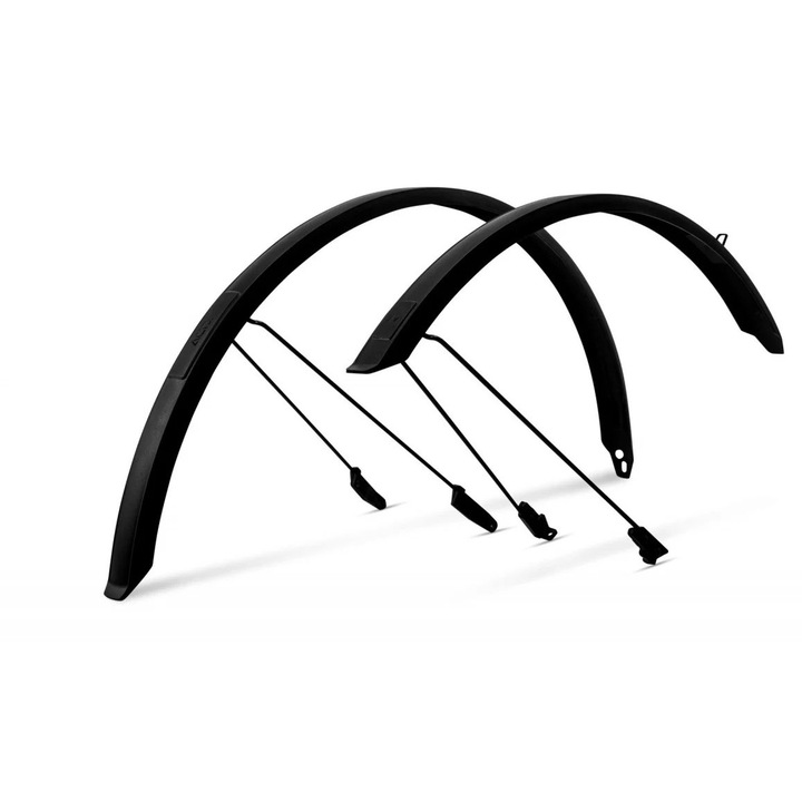 Set Aparatori Acid Mudguard Set 45 28'' Bb Mount 2.0 Negru