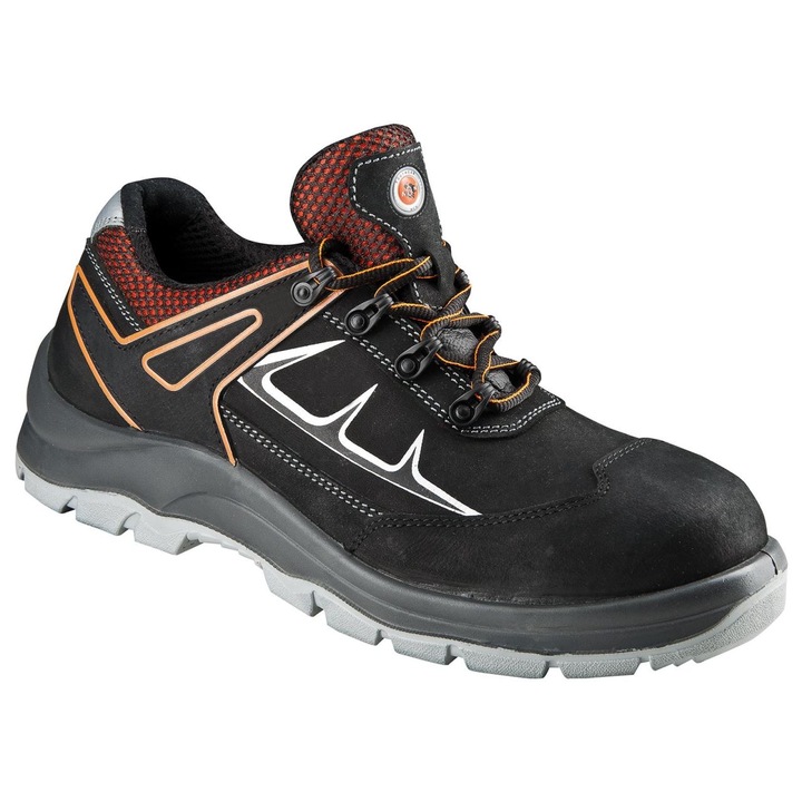 Incaltaminte de protectie pantofi fara elemente metalice, bombeu din fibra de sticla si talpa din Kevlar flexibil, marime 43-DOZERLOW