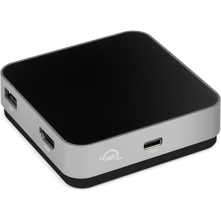 OWC Докинг станция Portabil USB-C 5 порта, Космическо сиво