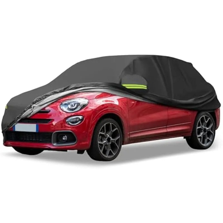 Husa auto impermeabila pentru Fiat 500X 15-23 neagra
