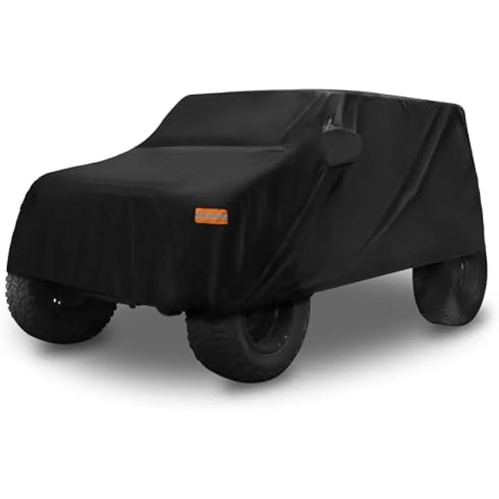 Husa auto SUV 210D pentru Jeep Wrangler JK JL cu 2 usi 2007-2021 BK