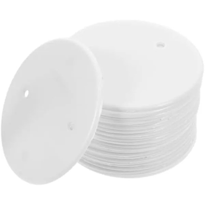 30 buc placi de acoperire octogonale pentru tavan, rotunde, goale, pentru cutii de ventilatoare de tavan si protectie pentru cabluri, instalare usoara