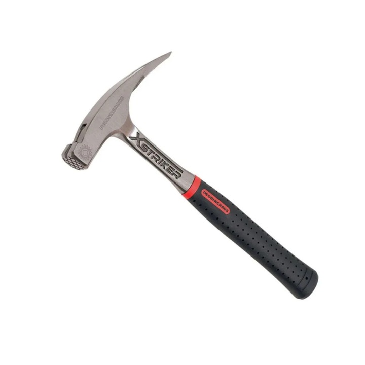 Ciocan dulgherie, XStriker, coada metalica, cu manson din cauciuc, 950 g
