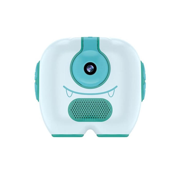 Интелигентен робот играчка CJ-OB-K0204-20260907-703, AI чат, разпознаване на изображения, Wi‑Fi, интерактивен гласов асистент, камера и високоговорител, зелен