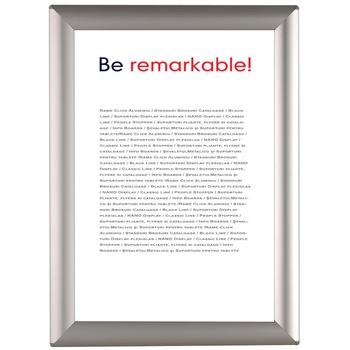 Rama click 8i, format 500X700mm, din aluminiu, expunere postere, afise, reclame Rama click 8i, format 500X700mm, din aluminiu, expunere postere, afise, reclame