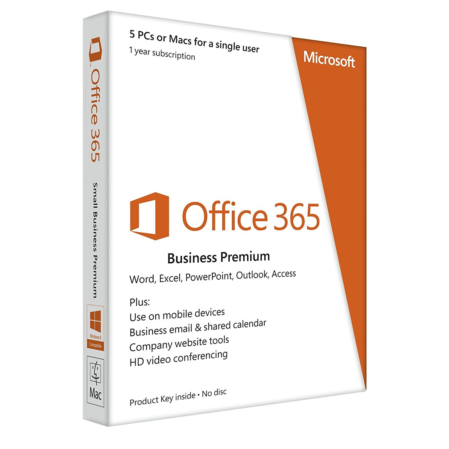 Office 365 Business Premium, license 1 year, subscription, Private ...
