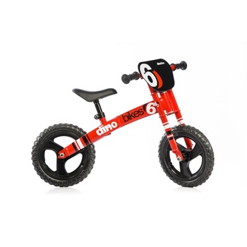 Bicicleta pentru copii fara pedale Balance bike Runner Rosie Dino Bikes Made in Italy cu roti de 12” Bicicleta pentru copii fara pedale Balance bike Runner Rosie Dino Bikes Made in Italy cu roti de 12”