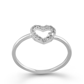 Inel Carla M* Argint Inima 925 CZ, 56 OR9417 Inel Carla M* Argint Inima 925 CZ, 56 OR9417