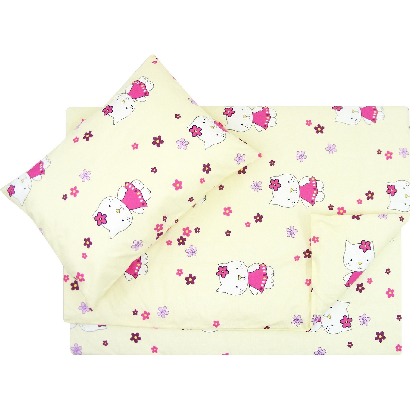 Pilota si perna copii pisicuta crem