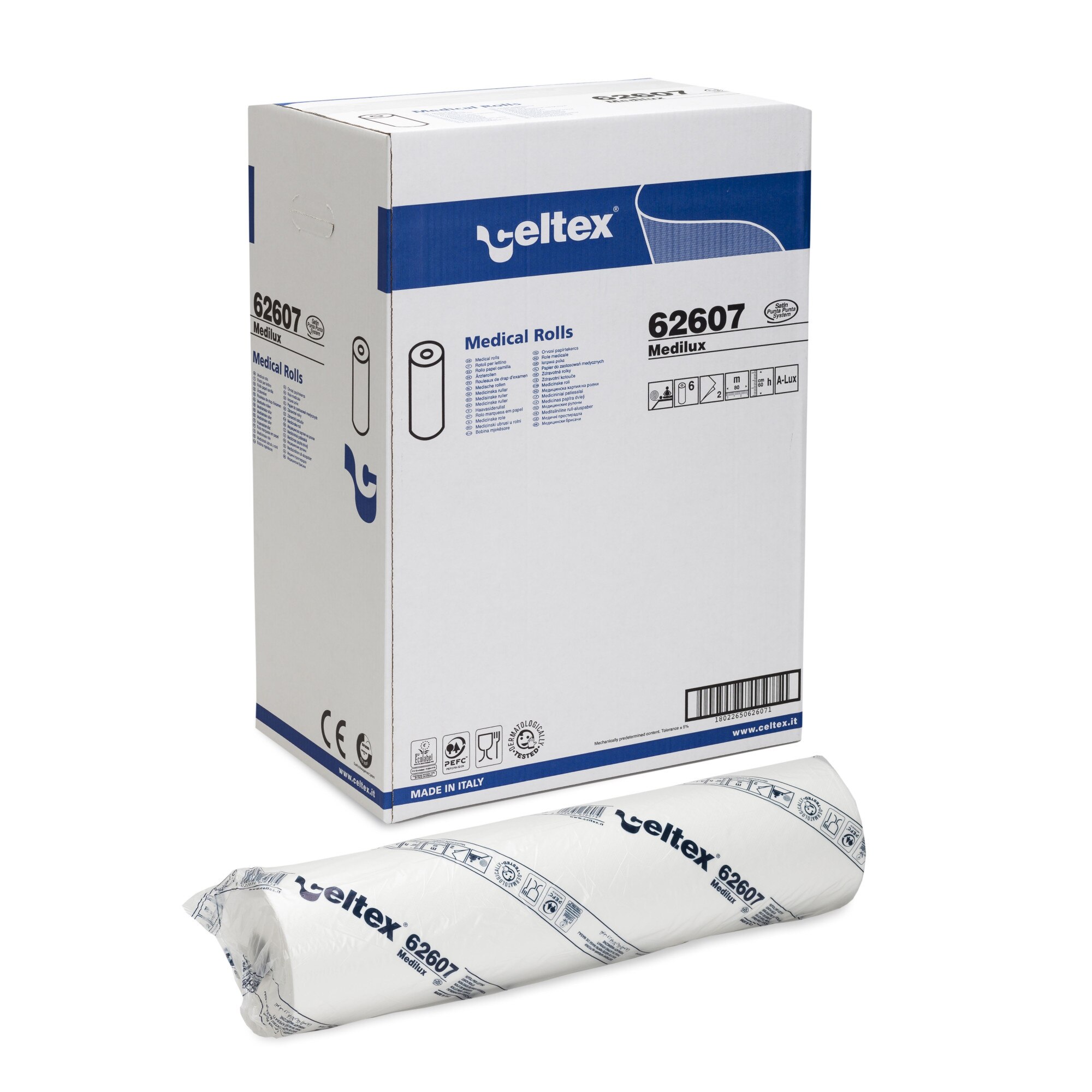 Rola cearceaf medical 60 cm x 80 m, 6 role / box