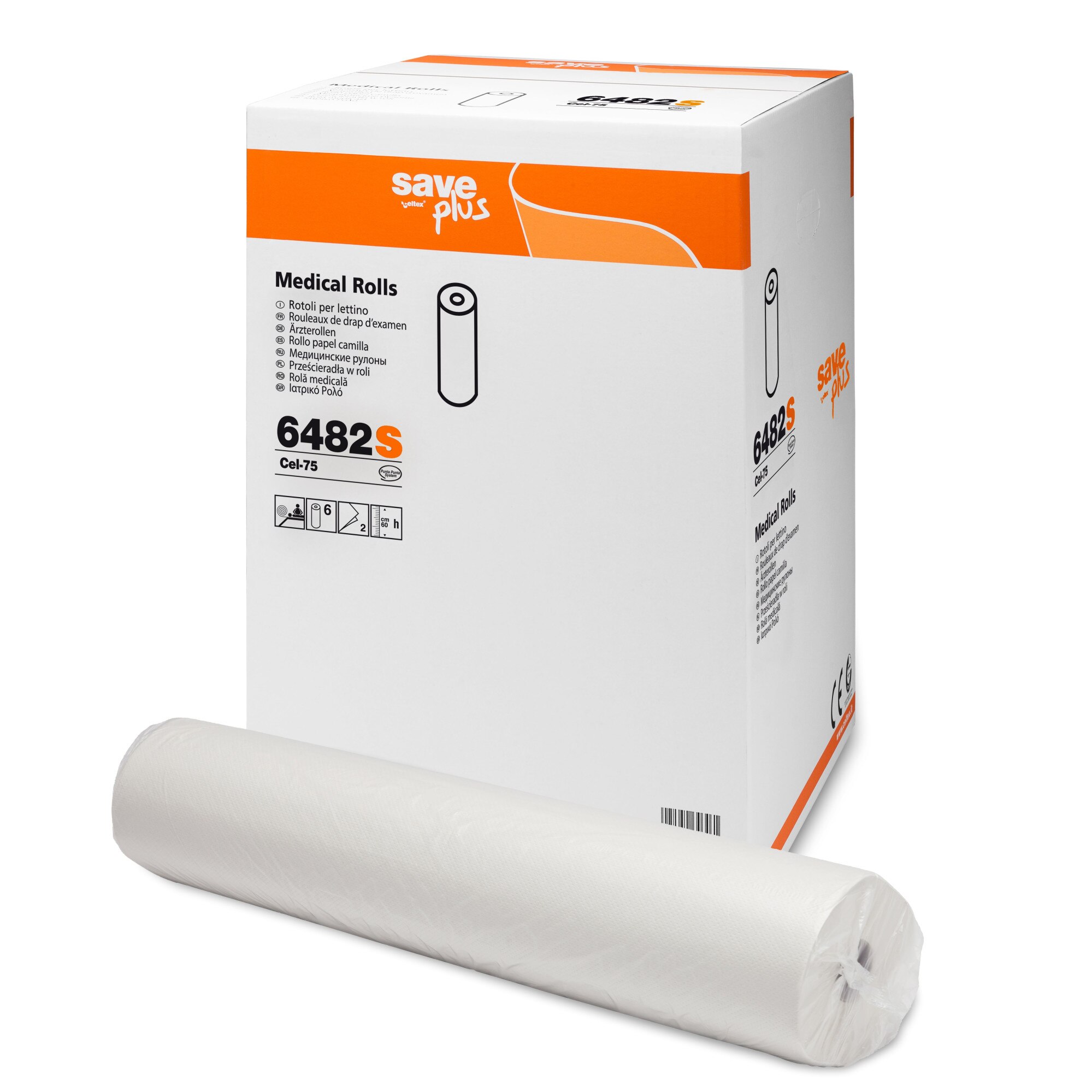 Rola cearceaf medical 60 cm x 68 m, 6 role / box