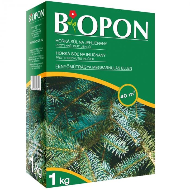 Fenyő Műtrágya 1Kg - Biopon Granulátum 40 M2-Re Elegendő Többkomponensű Professzionális Ásványi Tápanyag (20 Db)