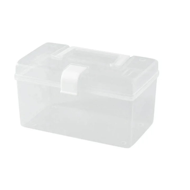 Cutie de depozitare blocabila LR-20260824-30320, din plastic gros BPA-free, stivuibila, transparenta, capacitate mare
