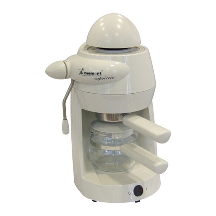 Espressor Momert Capriccio 1161, 800 W, 3.6 bar, alb