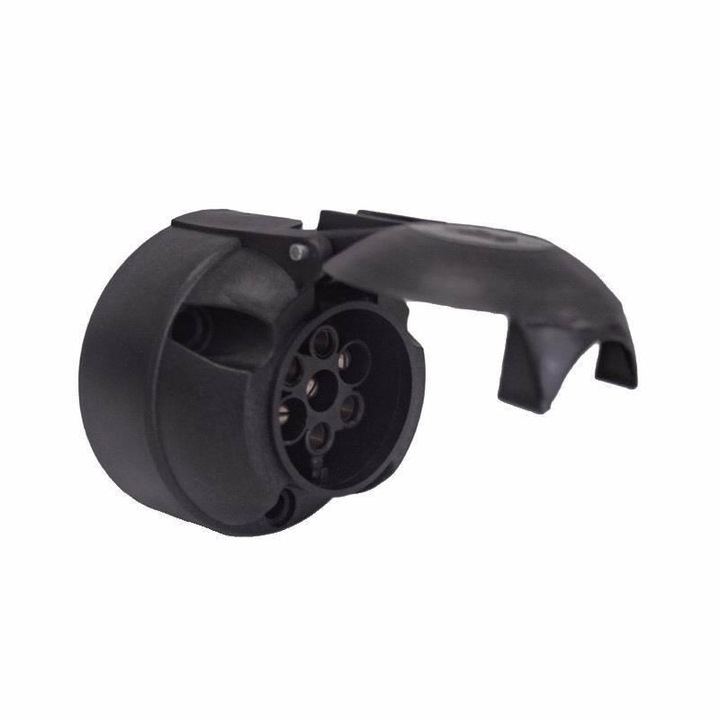 Priza remorca 7 pini, 12V, plastic, cu talpa, blister 7182 Automax