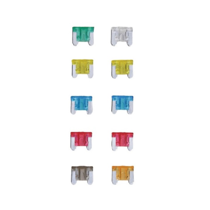 Плоски мини предпазители Automax, 10 бр