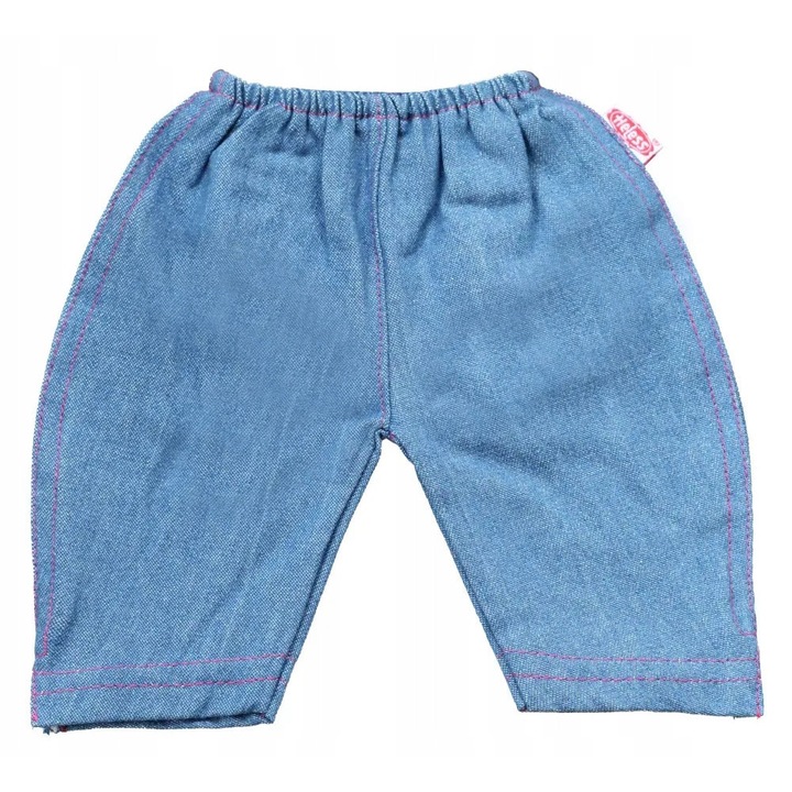 Pantaloni blugi albastri pentru papusi, 35-45 cm