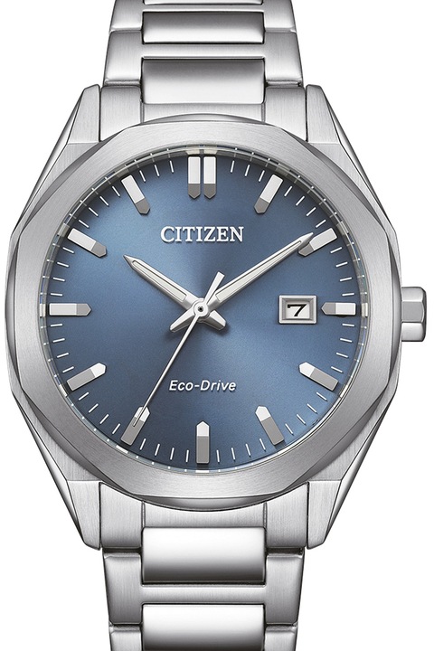 Citizen, Часовник Eco-Drive от неръждаема стомана, Сребрист