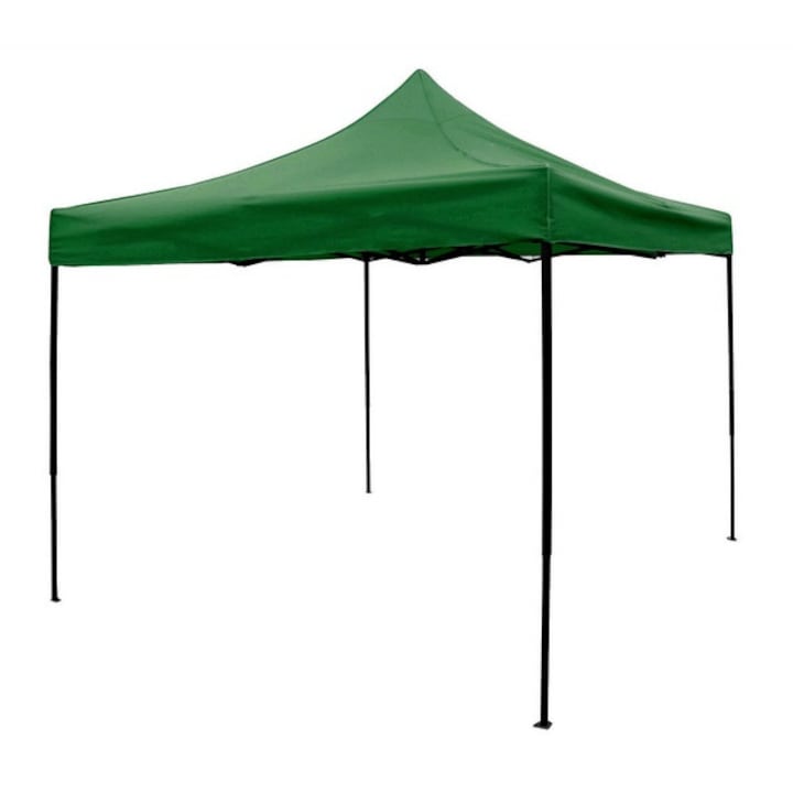 Monivel UV álló 3x3 kerti pavilon rendezvény sátor zöld erős acél