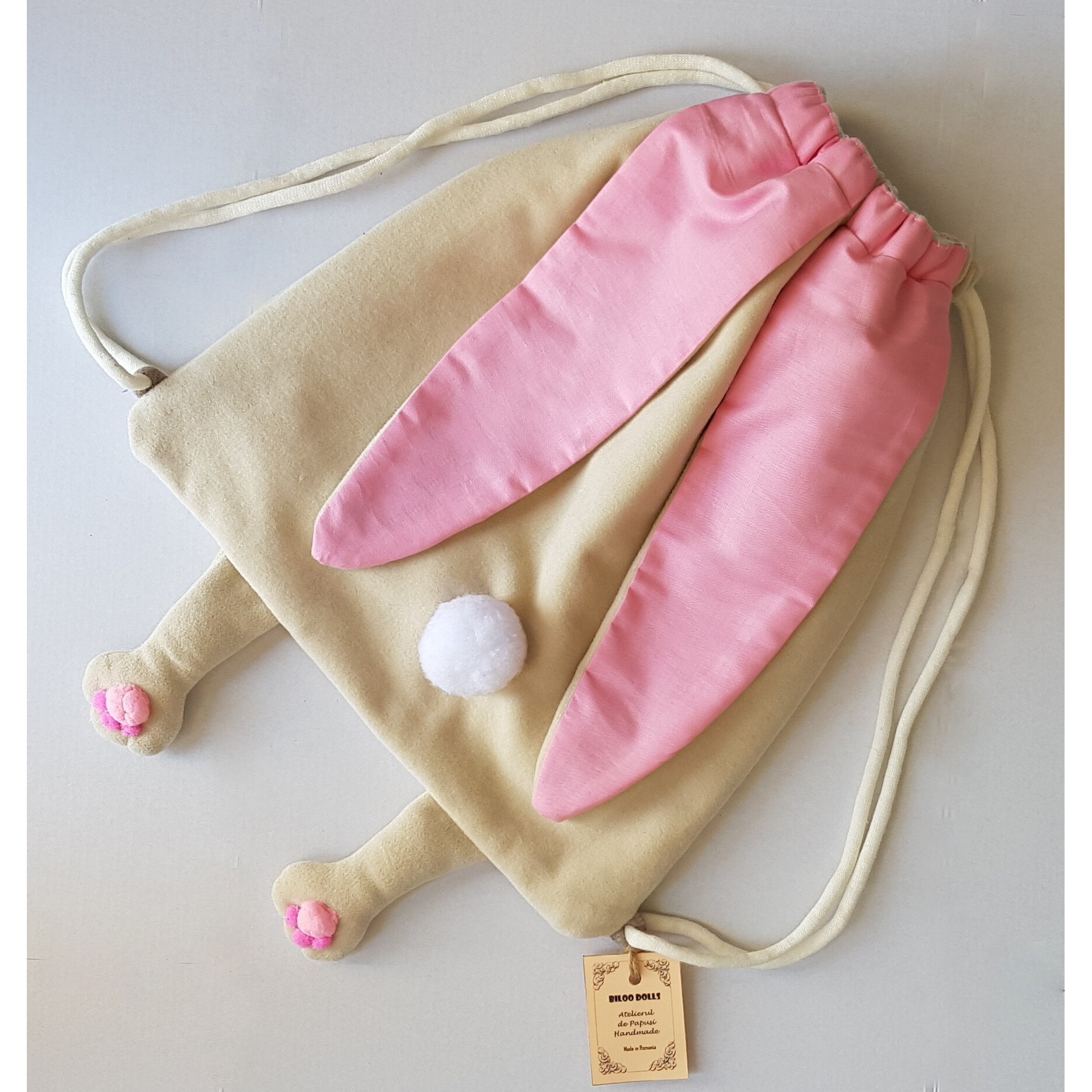 Rucsac pentru copii- Iepuras cu urechiuse- dimensiune 36 cm- BILOO