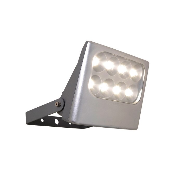 Proiector exterior, Lutec Negara 6170S. silver, LED 10W, 4000K, IP54