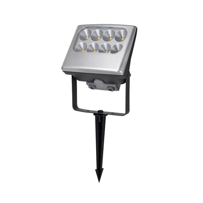 Proiector exterior cu pichet, Lutec Negara 6170S-SP. silver, LED 10W, 4000K, IP54