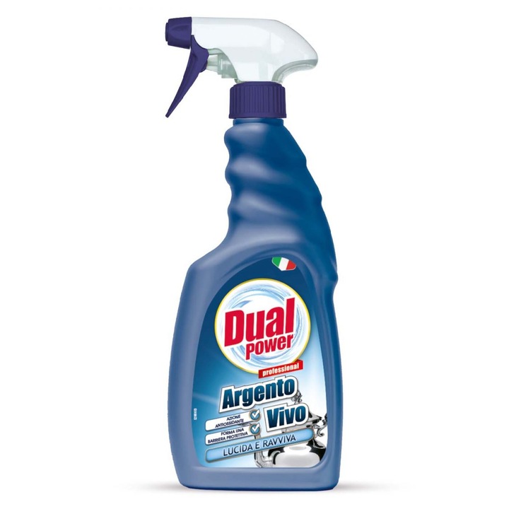 Solutie Spray Curatare Argint, Dual Power, 500 ml