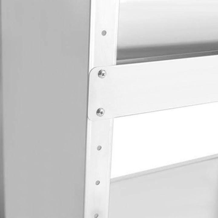 Trolley pentru gratar Corenia QRE-2108040, inox 201 periat, 3 nivele reglabile 18–60 cm, blat 59 x 40,5 cm, capacitate 30 kg, 4 roti (2 cu frana), argintiu, 59 x 40,5 x 82 cm
